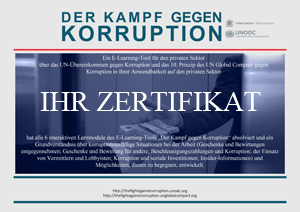The Fight against Corruption